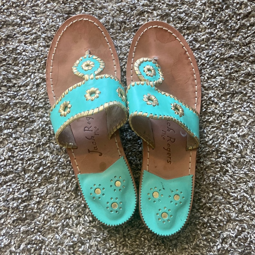 blue and gold jack rogers